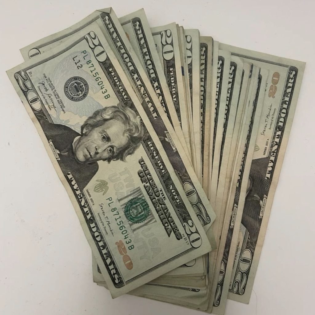 USD $20 Bills